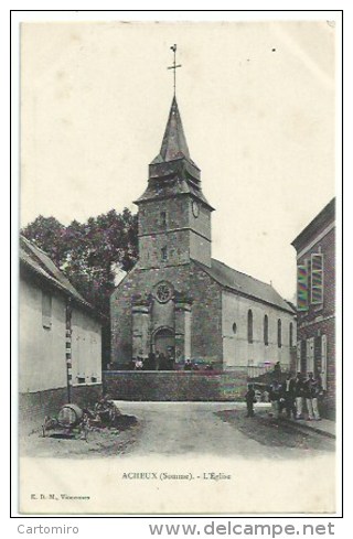 80  Acheux En Amienois - L'église - Acheux En Amienois