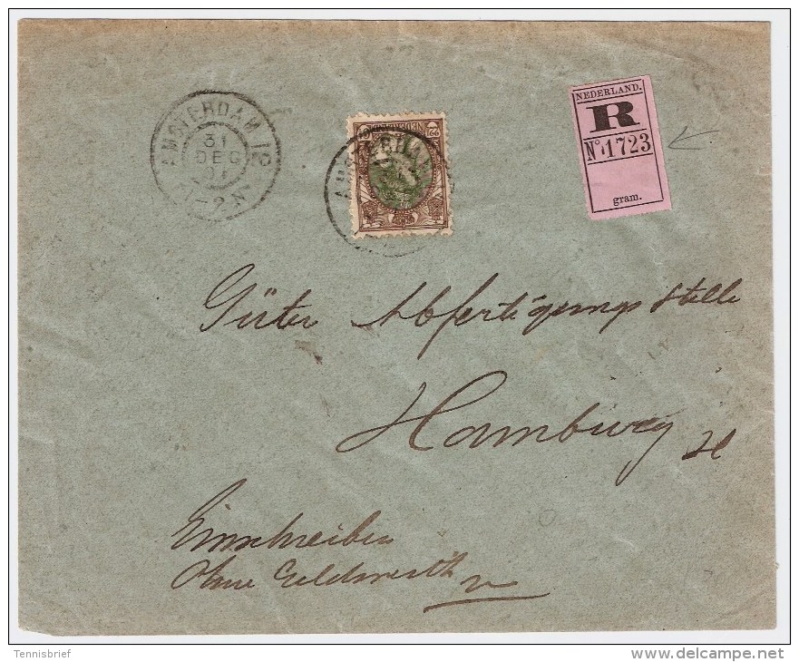 NL, 1902, Reco-Brief 22 1/2 C., #4329 - Brieven En Documenten