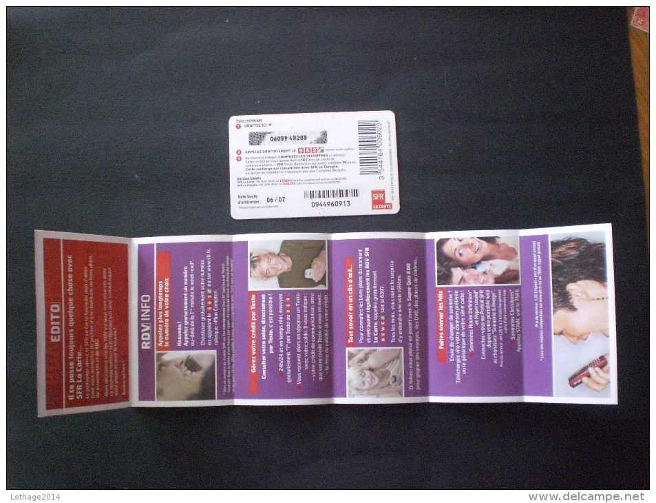 CARTE  TELEPHONE  FRANCIA 10 PEZ ! PLUS brochure pour les promotions, les blagues et les poutres .. rares fois ensemble