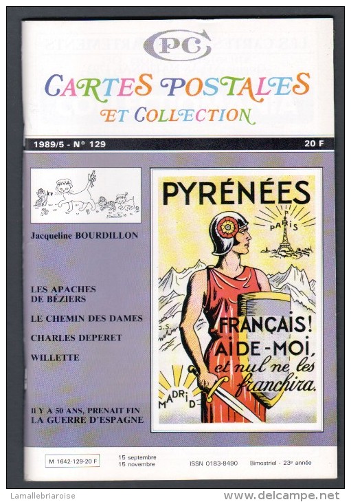 REVUE: CARTES POSTALES ET COLLECTION, N°129, 1989/5 - Francés