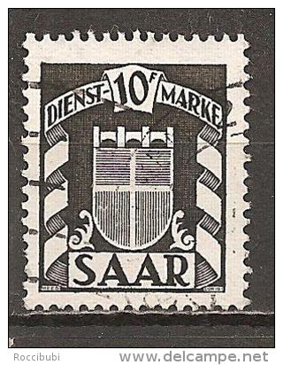 Saarland 1949 // Mi. 38 O - Servizio