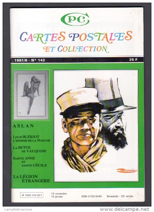 REVUE: CARTES POSTALES ET COLLECTION, N°142, 1991/6 - Französisch