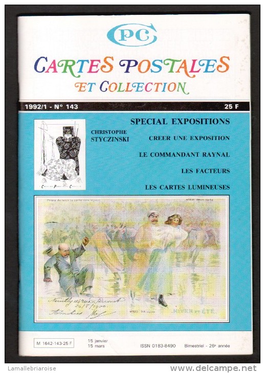 REVUE: CARTES POSTALES ET COLLECTION, N°143, 1992/1 - Französisch