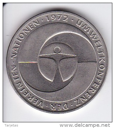 MONEDA DE ALEMANIA DE 5 MARK DEL AÑO 1982 LETRA F  (COIN) - 5 Marcos