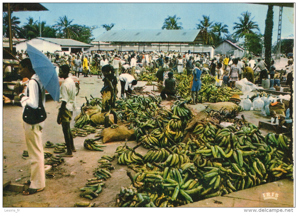 CP - PHOTO - PORT GENTIL - LE MARCHE - 6974 - IRIS - Gabon