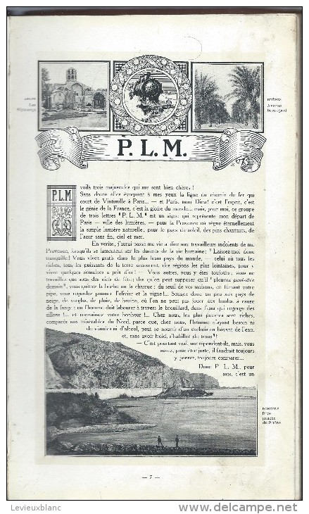 Agenda/P.L.M./Grand agenda /Chemins de fer Paris-Lyon-Méditerrannée/1912    TRA9