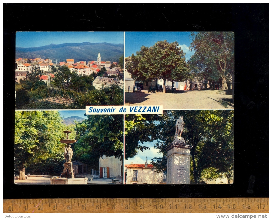 VEZZANI Corse : Multivues Village  1973 - Autres & Non Classés
