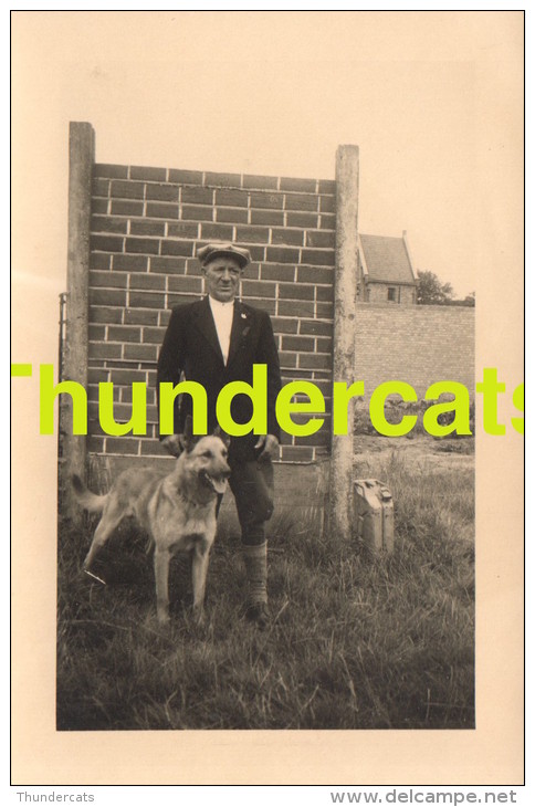 ANCIENNE PHOTO CHIEN BERGER ALLEMAND ** VINTAGE PHOTO GERMAN SHEPHERD DOG - Personnes Anonymes