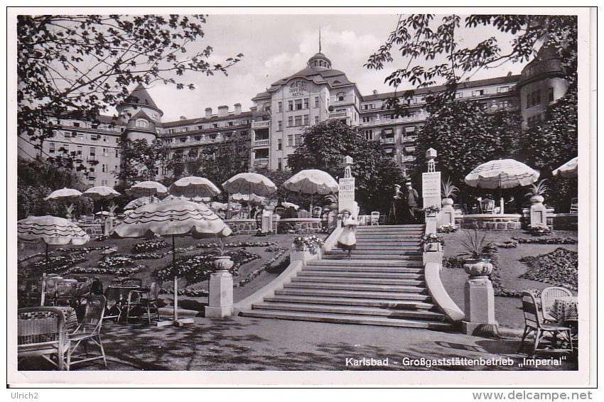 AK Karlsbad - Großgaststättenbetrieb Imperial - 1939 (20591) - Sudeten