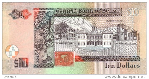 BELIZE P. 62b 10 D 2001 UNC - Belize