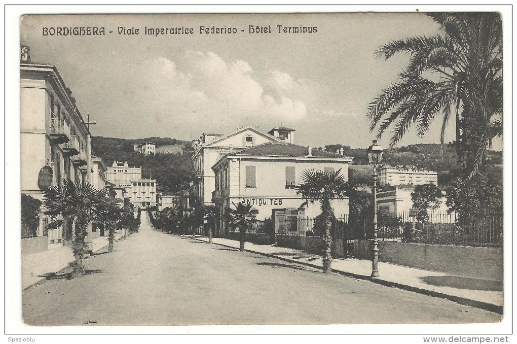 Bordighera, Viale Imperatrice Federico - Hotel Terminus - (Imperia) - Imperia