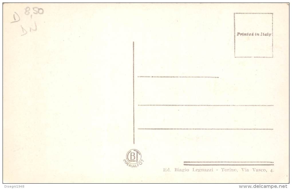 04560  "TORINO - PIAZZA BERNINI E CASA DEL BALILLA" ARCHITETT. DEL '900. ANIMATA. CART. POST. ILL. ORIG.  NON SPEDITA. - Orte & Plätze