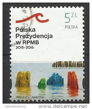 Pologne Poland Polen 4626° Présidence Polonaise  2015-2016 RPMB - Oblitérés