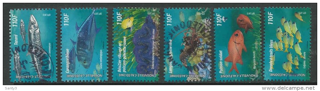 Nouvelle-Calédonie Yv 1179 - 81 - 82 - 84 - 85 - 86 Année 2013, Oblitéré,   Voir Scan - Used Stamps