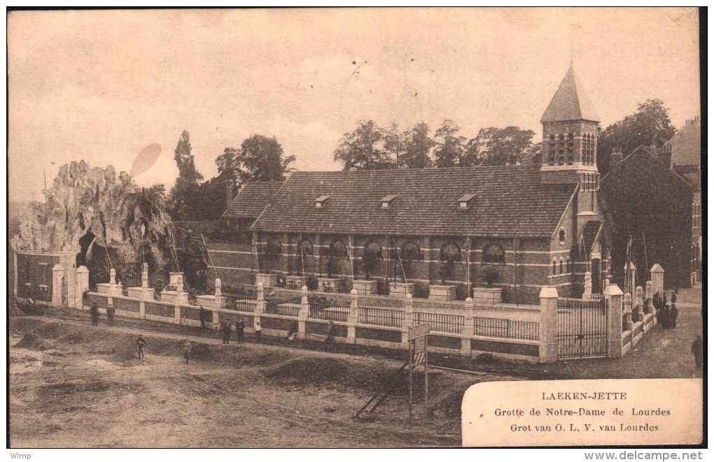 Jette St Pierre : Eglise Et Grotte Notre Dame De Lourdes - Jette