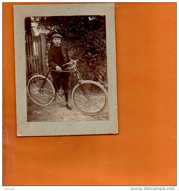 Cyclisme - Vélo - Photographie De Dimensions (8 Cm X 10.3 Cm) - Climbing