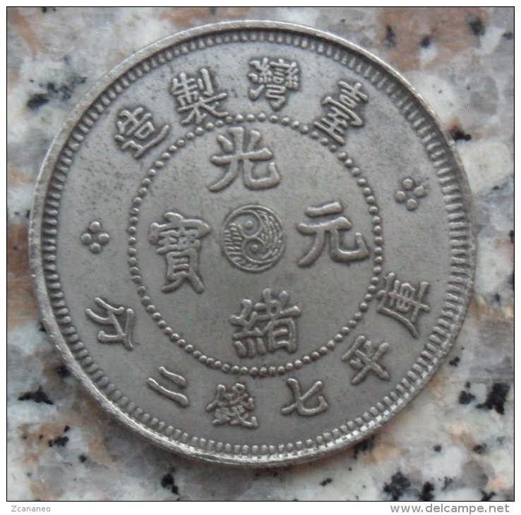 RIPRODUZIONE MONETA FALSA DI TAIWAN CINA - - Fausses Monnaies