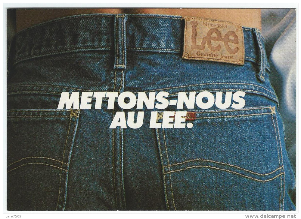 Mettons Nous Au LEE - Photo : Pascal Bouclier - Amorimage Pour Humour à La Carte PU 331 - Pubblicitari