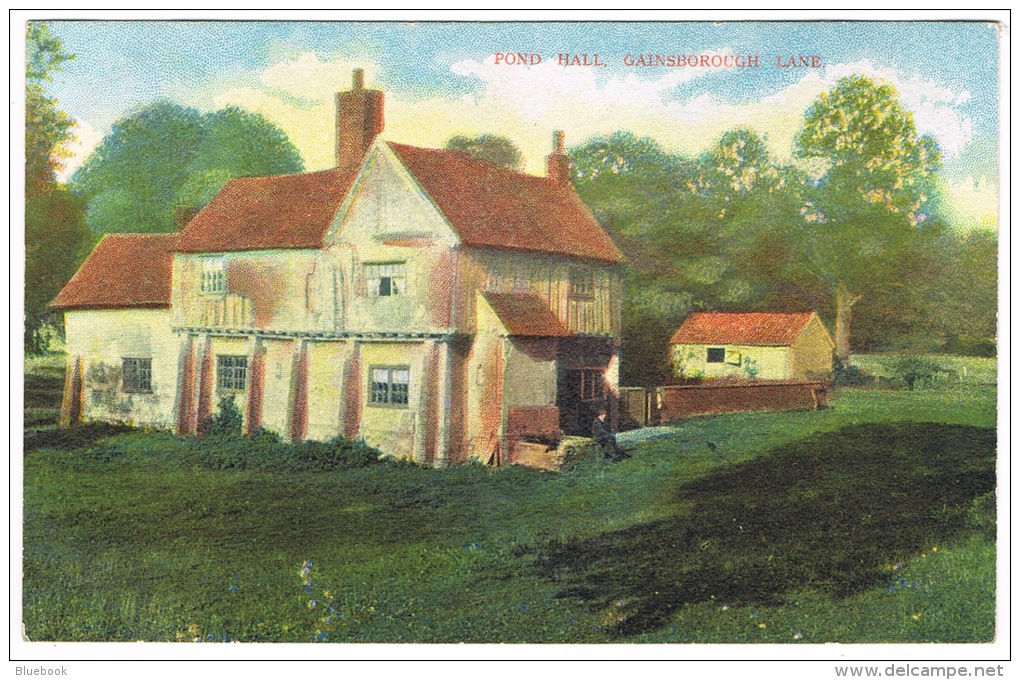RB 1081 - Early Postcard - Pond Hall Gainsborough Road - Ipswich Suffolk - Ipswich