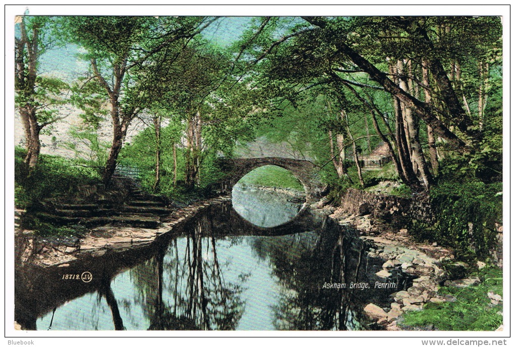 RB 1081 - Early Postcard - Askham Bridge - Penrith Cumbria - Penrith