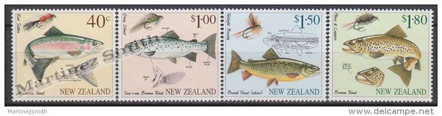 New Zealand - Nouvelle Zelande 1997 Yvert 1533-36  Fly Fishing - MNH - Unused Stamps