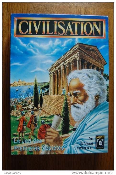 JEU DE SOCIETE - Civilisation - Edition Descartes 1989 - Otros & Sin Clasificación