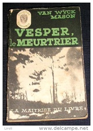 L' EMPREINTE. 004. VAN WYCK MASON : VESPER, MEURTRIER. 1947 - Maîtrise Du Livre, La - L'empreinte Police