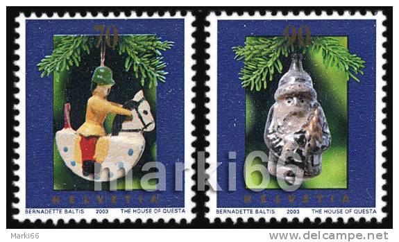 Switzerland - 2003 - Christmas - Mint Stamp Set - Nuevos