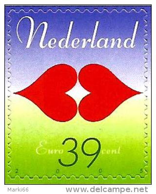 Netherlands - 2005 - Greetings - Ten For Love - Mint Self-adhesive Stamp - Nuevos