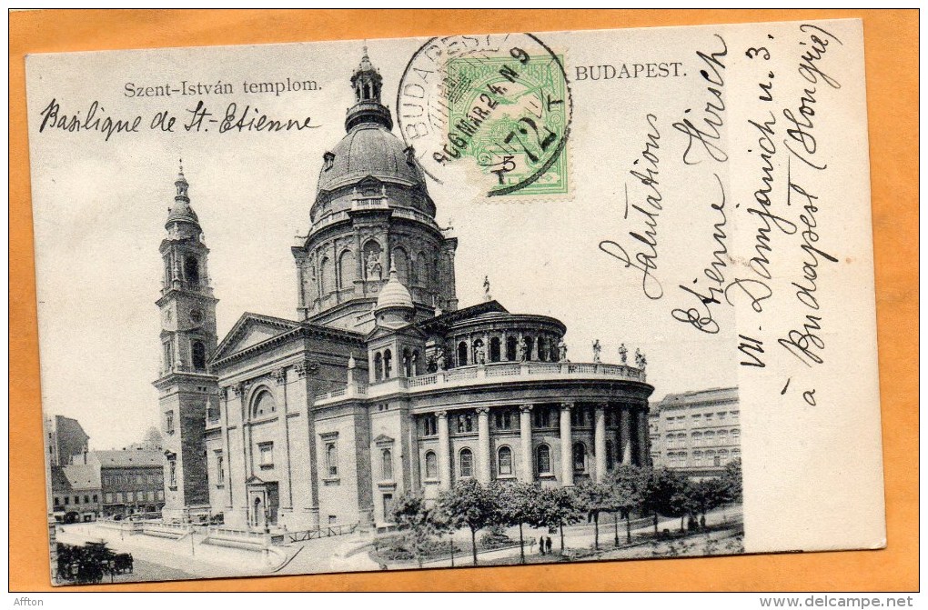 Budapest Hungary 1906 Postcard Mailed To Canada - Hungary