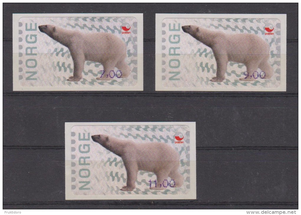 Norway ATM 13 Polar Bear (Ursus Maritimus) 2008 * * - Nuevos