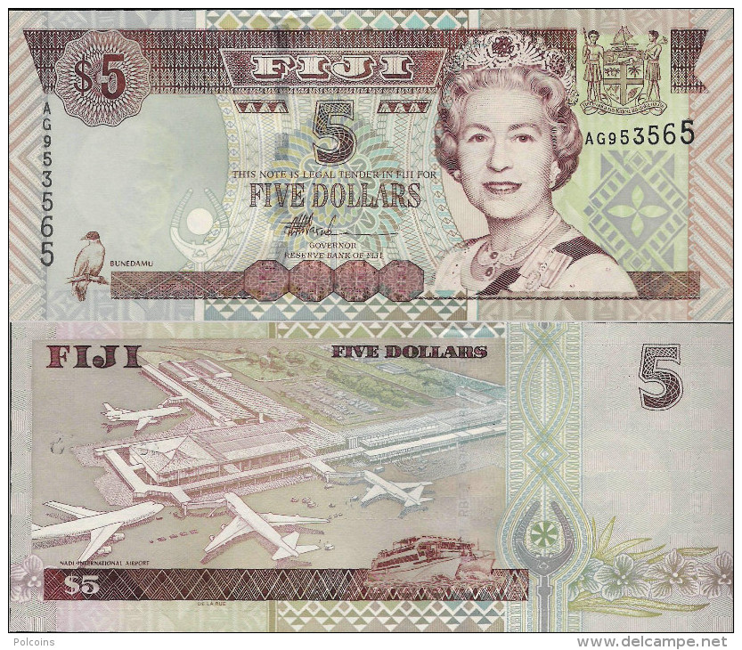 Fiji 2002 - 5 Dollars - Pick 105 UNC - Fidji