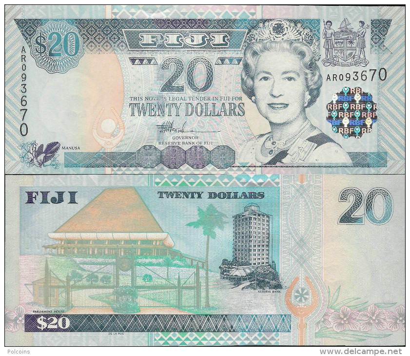 Fiji 2002 - 20 Dollars - Pick 107 UNC - Fidji