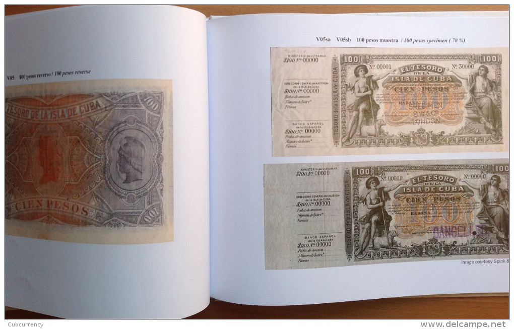 Billetes de CUBA " Papel Moneda del período colonial espanol, 1781-1898" Book Publication by Pavel Meleg