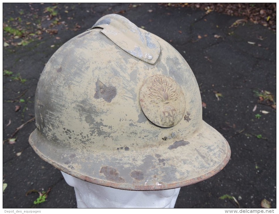 CASQUE  ADRIAN 1926 INFANTERIE -  ARMEE LIBERATION 1944