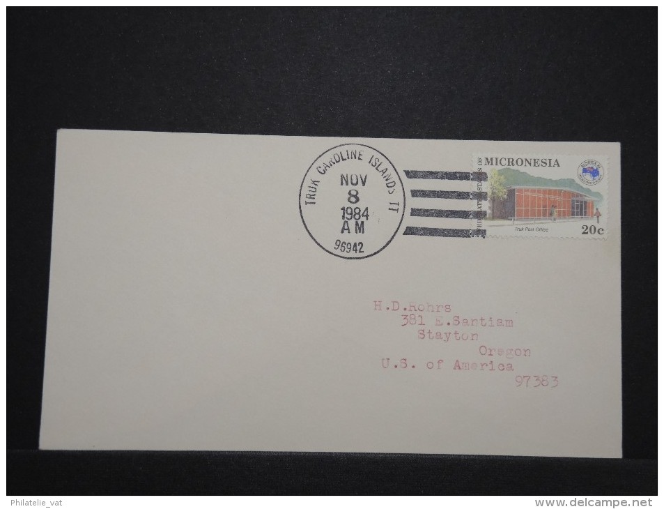 MICRONESIE - Enveloppe Pour Les Etats Unis - Rare - Lot P14314 - Micronesia