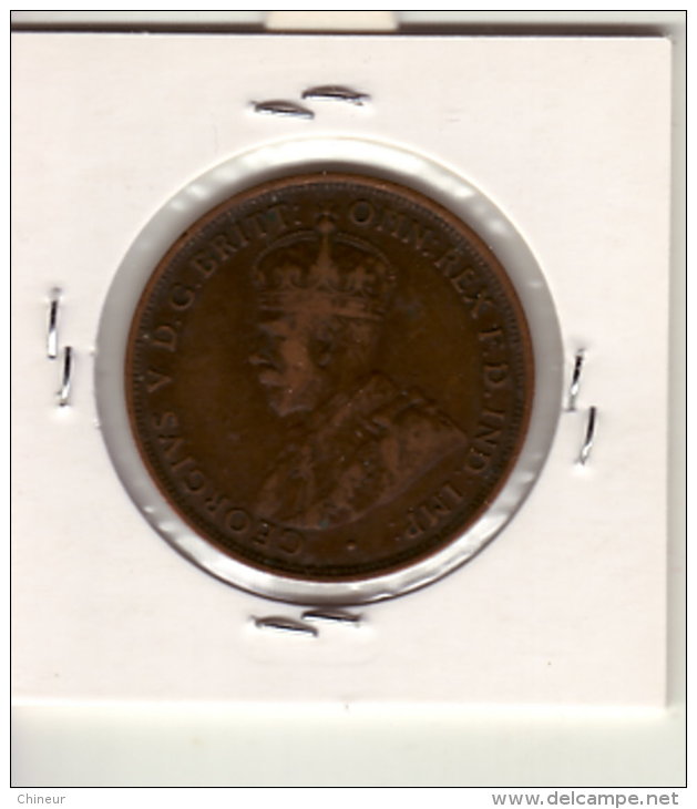 AUSTRALIE ONE PENNY BRONZE 1911 - Sonstige & Ohne Zuordnung