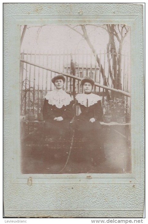 Photographie Montée Sur Carton /Grand Format//Les Deux Soeurs ?//Vers 1910 PHOTN83 - Ohne Zuordnung