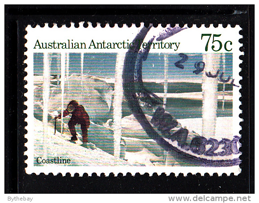 Australian Antarctic Territory Used Scott #L71 75c Coastline - Gebraucht