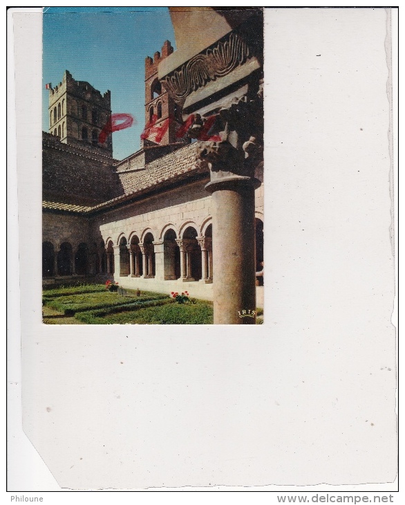 Elne - Le Cloître (XIIe-XIVe Siècles) Et Les Clochers De La Cathédrale Ste Eulalie, Ref 1512-314 - Elne