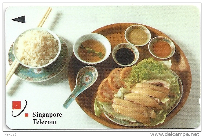 Singapore - Singapore Food 1, 22SIGA, 1992, 950.000ex, Used - Singapour