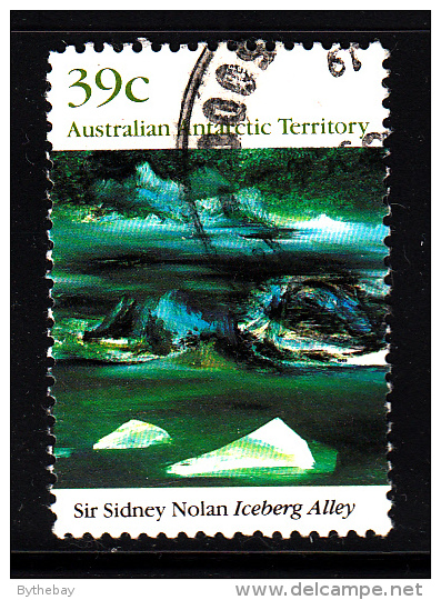 Australian Antarctic Territory Used Scott #L78 39c 'Iceberg Alley' Painting By Sir Sidney Nolan - Oblitérés