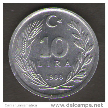 TURCHIA 10 LIRA 1988 - Turquia