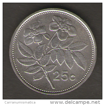 MALTA 25 CENTS 1986 - Malte