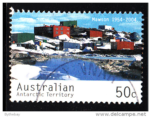 Australian Antarctic Territory Used Scott #L125 50c Station Buildings - 50th Anniversary Mawson Station - Oblitérés