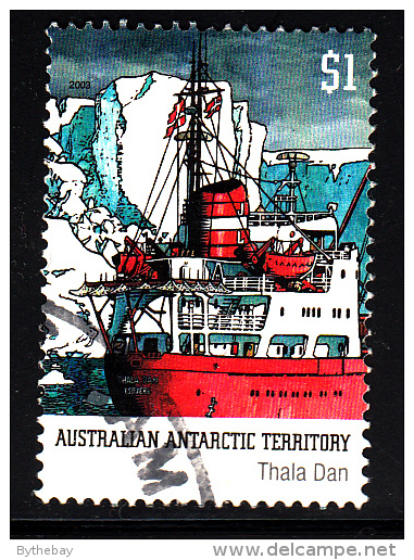 Australian Antarctic Territory Used Scott #L122 $1 'Thala Dan'  - Ships - Oblitérés