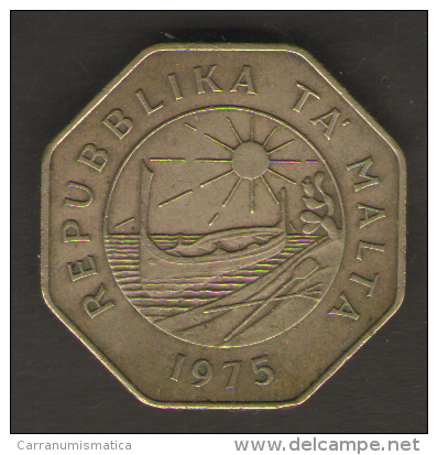 MALTA 25 CENTS 1975 - Malta