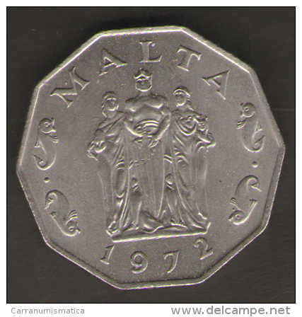 MALTA 50 CENTS 1972 - Malta