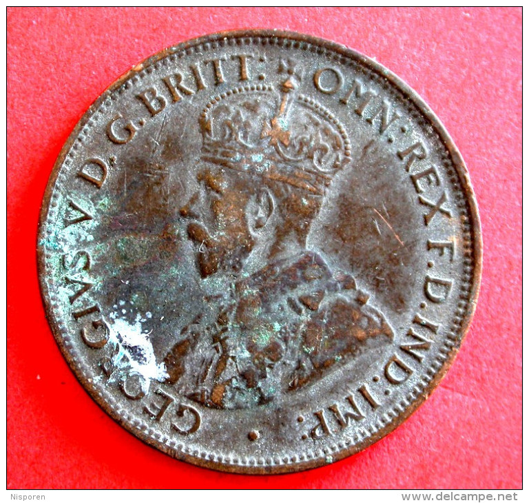 1912 - One Half Penny - Australie - ½ Penny