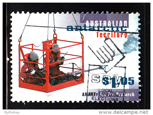 Australian Antarctic Territory Used Scott #L105 $1.45 Sea Ice Research - 50th Anniv Nat'l Expedition - Oblitérés